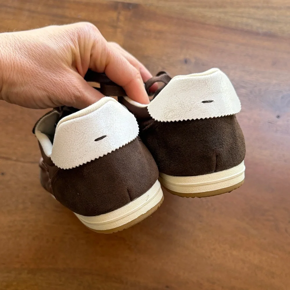 Zara Women’s Chocolate Brown Sneakers - Picture 4 of 10